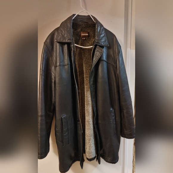 Daniel leather men's coat - Picture 1 of 2